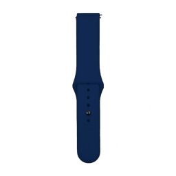 Ремінець Silicone 22mm Samsung Watch Gear S3/Samsung Watch 46mm/Xiaomi Amazfit Deep Blue (11082) від виробника Smart Watch
