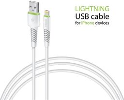 Кабель Intaleo CBFLEXL1 USB - Lightning (M/M), 1.2 м, White (1283126487460)