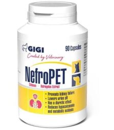 Препарат для лікування та профілактики ниркової недостатності GIGI NefroPET N90 caps. від виробника GIGI