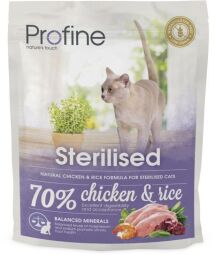 Корм Profine Cat Sterilised сухой с курицей и рисом для стерилизованных кошек 0.3 кг (8595602517664) от производителя Profine