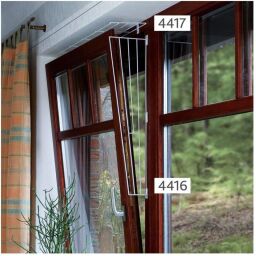 Решітка захисна для вікон Trixie 62 x 16 / 8 см (метал) (SZ4416) від виробника Trixie