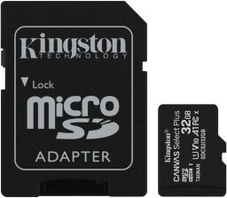 Карта памяти Kingston microSD 32GB C10 UHS-I R100MB/s + SD (SDCS2/32GB) от производителя Kingston