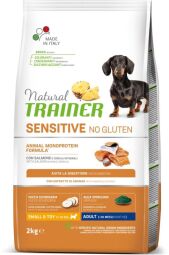 Сухий корм Natural Trainer Dog Sensitive Adult Mini With Salmon для дорослих собак дрібних порід 2 кг (8059149252391) від виробника Trainer