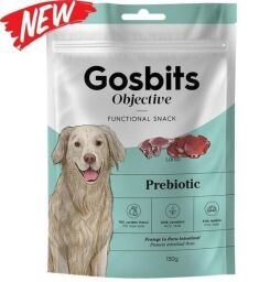Ласощі для собак Gosbits Objective Prebiotic 150 г з ягням