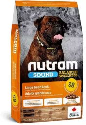 Сухий корм Nutram S8 Sound BW холістик для дорослих собак великих порiд з куркою та вівсянкою 11.4 кг S8_(11,4kg) від виробника Nutram