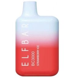 Elf Bar BC3000 Strawberry ice (Полуничний лід) 5% Одноразовий POD
