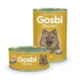 Вологий корм для собак Gosbi Plaisirs Lamb 185 г з ягнятком (GB01038185) від виробника Gosbi