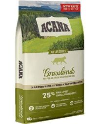 Сухий корм Acana Grasslands Cat 4.5 кг для кішок всіх порід і віку (ягня, качка, судак) (a71472) від виробника Acana