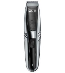 Триммер WAHL Vacuum EU, для бороды и усов, акум., роторный мотор, насадок-9, чехол, расческа, сталь, черно-серебристый (09870-016) от производителя Moser