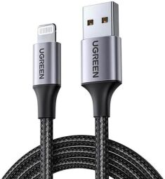 Кабель Ugreen US199 USB - Lightning (M/M), 2 м, Black (60158) від виробника Ugreen