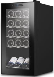 Холодильник Philco для вина, 68.5х34.5х45, холод.відд.-44л, зон - 1, бут-15, диспл, підсвітка, чорний (PW15KF) від виробника Philco