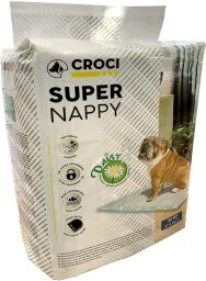 Одноразові пелюшки для собак з ароматом ромашки 57*54 см Croci Super nappy Daisy 30 шт/уп (C6028312ромашка) від виробника Croci