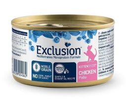 Exclusion Cat Kitten Chicken консерва для котят с курицей 85 г (8011259004000) от производителя Exclusion