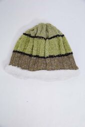 Дитяча шапка AGER, зеленого кольору, з вовни, 167R7777