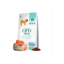 Сухий гіпоалергенний корм Optimeal для дорослих собак середніх та великих порід (лосось) - 4 (кг) від виробника Optimeal