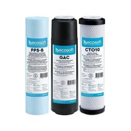 Комплект картриджей Ecosoft 1-2-3 улучшен (2 угольных картриджа + полипропилен) (CHV3ECO) от производителя Ecosoft
