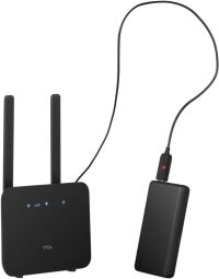 Маршрутизатор TCL LINKHUB 4G LTE Wi-Fi (HH42CV2)+Powerbank 15000мАгод+USB кабель 5V-12V