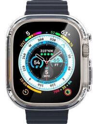 Чохол-накладка Spigen для Apple Watch Ultra (49mm) Ultra Hybrid, Crystal Clear (ACS05459) від виробника Spigen