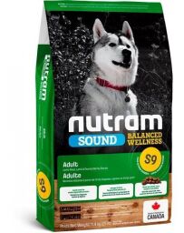 Корм Nutram S9 Sound Balanced Wellness Lamb Adult Dog сухий з ягнятиною для дорослих собак 11.4 кг (067714102345) від виробника Nutram
