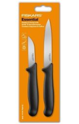 Набір ножів для чищення Fiskars Essential Small, 2шт, блістер (1051834) від виробника Fiskars