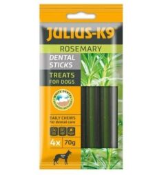 Стоматологічні палички для собак Julius-k9 Rosemary Dental Sticks з розмарином 70 г (110393) від виробника Julius-K9
