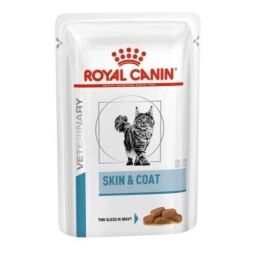 Вологий корм для кішок Royal Canin Skin & Coat Feline Pouches при дерматозі та випаданні вовни 12 шт х 85 г
