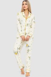 Женская пижама AGER с принтом, цвет бежево-горчичный, 219RP-10091. от производителя Ager