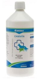 Вітаміни Canina Canivita тонік для зміцнення здоров'я котів та собак 1 л
