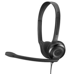 Гарнітура ПК стерео On-Ear EPOS PC 5 Chat, mini-jack, uni mic, 2м, чорний