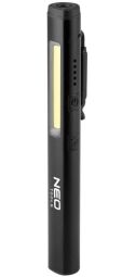 Ліхтар інспекційний акумуляторний Neo Tools, 4в1, 800мАг, 450лм, 5+3Вт, лазер, УФ лампа 365нм, IP20 (99-077) від виробника Neo Tools