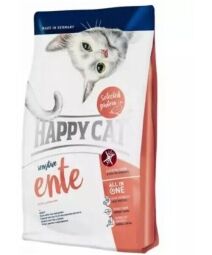 Сухой корм для кошек с чувствительным пищеварением Happy Cat Sensitive Ente, с уткой 300 г (70256) от производителя Happy Cat