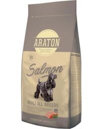 Питательный сухой корм с лососем для взрослых собак ARATON SALMON Adult All Breeds 15кг (ART45639) от производителя ARATON