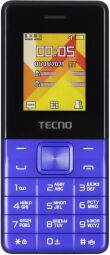Мобільний телефон TECNO T301 1.77" 2SIM, 1150mAh, Blue (4895180778698) від виробника Tecno