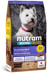 Сухий корм Nutram S7 Sound BW холістик для доророслих собак дрiбних порiд з куркою та коричневим рисом 20 кг