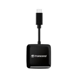 Кардрідер Transcend USB 3.2 Gen 1 Type-C SD/microSD Black (TS-RDC3) від виробника Transcend