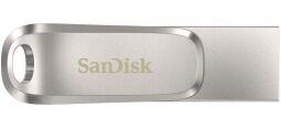 Накопичувач SanDisk  256GB USB 3.1 Type-A + Type-C Dual Drive Luxe (SDDDC4-256G-G46) від виробника SanDisk