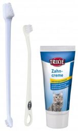 Зубна паста зі щітками для котів, Trixie, 100 мл від виробника Trixie