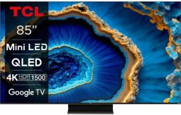 Телевізор 85" TCL MiniLED 4K 144Hz Smart Google TV Black (85C805) від виробника TCL