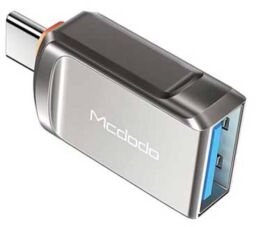 Адаптер McDodo OTG USB-A 3.0 to Type-C Adapter OT-8730 Dark Grey (19622) від виробника McDodo
