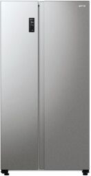 Холодильник SBS Gorenje, 179х67х92см, 2 двері, 356( 191)л, А++, NF+, Інв. , Зона св-ті, Зовн. Диспл, матовий сірий (NRR9185EAXL) від виробника Gorenje