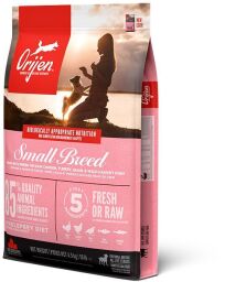Корм Orijen Small Breed сухий з м'ясом та рибою для собак малих порід будь-якого віку 4.5 кг (0064992714772) від виробника Orijen