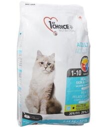 1st Choice Adult Healthy Skin & Coat 5.44 кг Фест Чойс Хелси лосось сухой корм для кошек для здоровой кожи (ФЧКЛХ5_44) от производителя 1st Choice