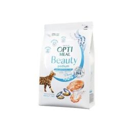 Сухой корм для кошек Podium Shiny Coat & Dental Care (морепродукты) – 4 (кг) (B1842401) от производителя Optimeal