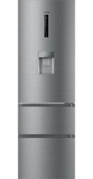 Холодильник Haier багатодверний, 190.5x59.5х65.7, холод.відд.-228л, мороз.відд.-97л, 3дв., А+, NF, дисплей, зона нульова, диспенсер, сріблястий (HTR3619FWMN) від виробника Haier