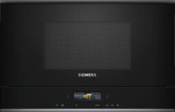 Микроволновая печь Siemens встроенная, 21л, электр. управляющий, 900Вт, гриль, дисплей, черный (BE732L1B1) от производителя Siemens