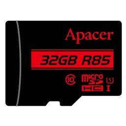 Карта памяти Apacer microSD 32GB C10 UHS-I R85MB/s + SD (AP32GMCSH10U5-R) от производителя Apacer