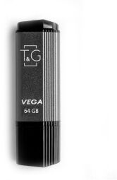 Флеш-накопичувач USB 64GB T&G 121 Vega Series Grey (TG121-64GBGY) від виробника T&G