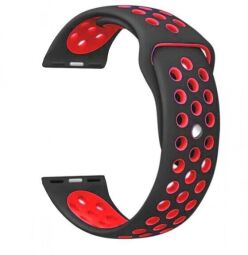 Ремінець Nike Sport 22mm Samsung Watch Gear S3/Xiaomi Amazfit Black/Red (S) (11094) від виробника Smart Watch