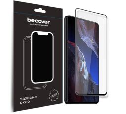 Захисне скло BeCover для Xiaomi Poco F5 Pro Black (709744)