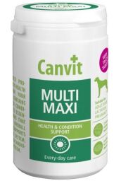 Вітаміни Canvit Multi Maxi for dogs для зміцнення імунітету у великих собак 230 гр (8595602531455) від виробника Canvit